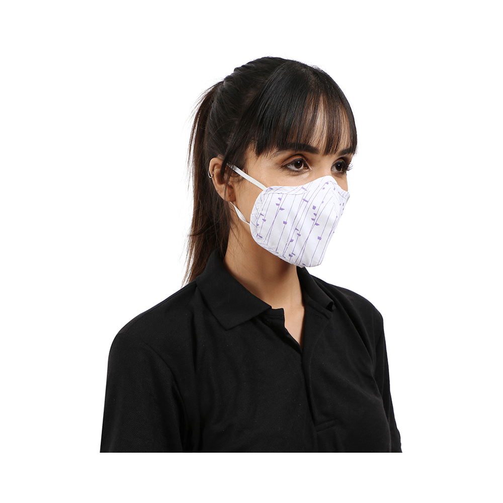 SilverPRO Cotton Mask Small Windy Whites - Image 9