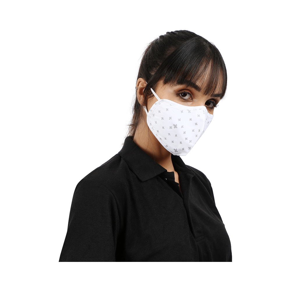 SilverPRO Cotton Mask Small Windy Whites - Image 7