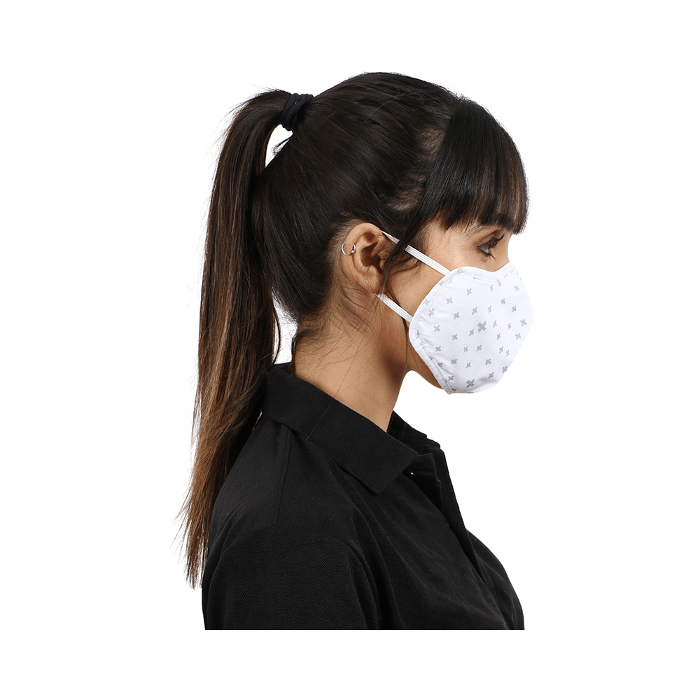 SilverPRO Cotton Mask Small Windy Whites - Image 8