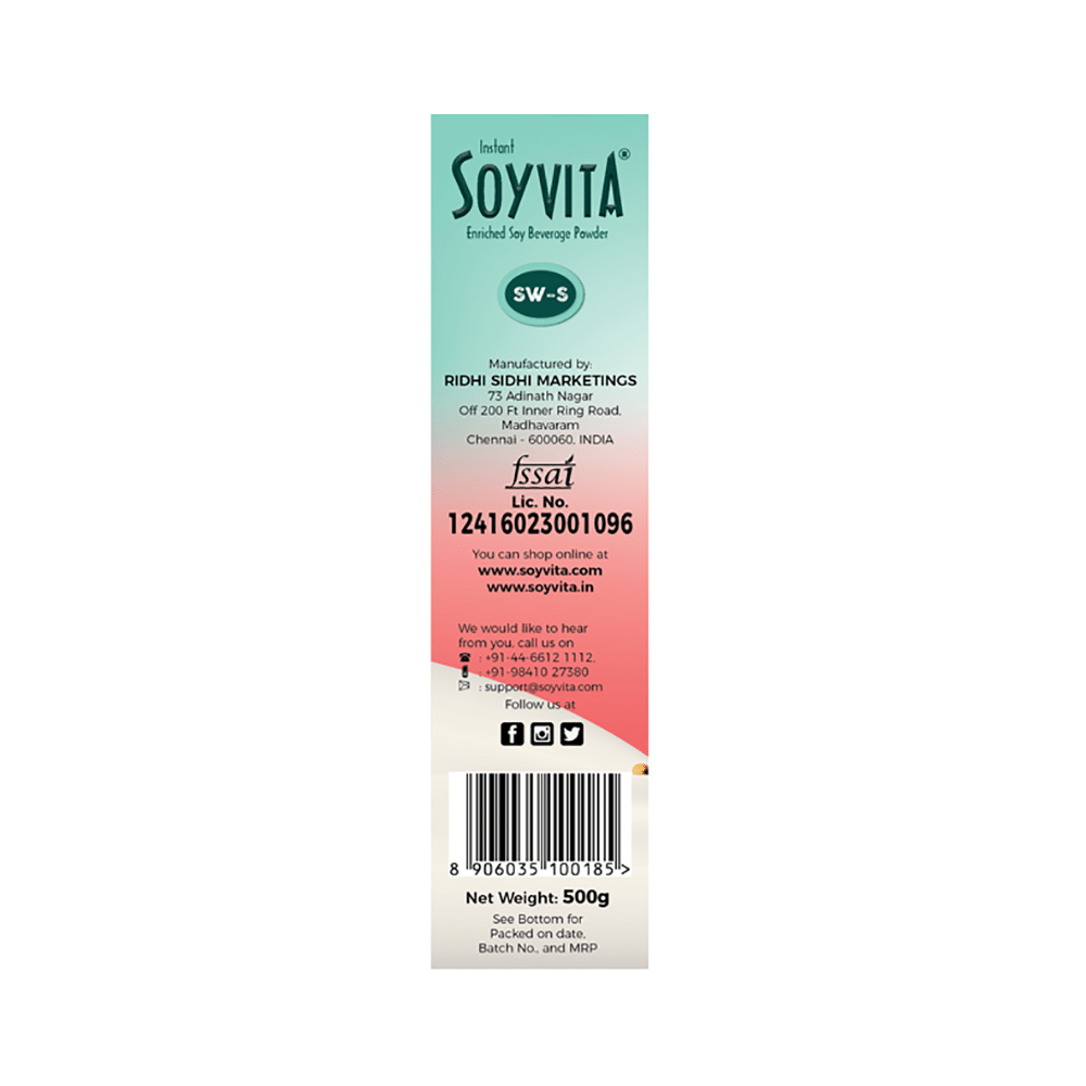 Soyvita Enriched Soy Beverage Powder Strawberry Sweetened - Image 5