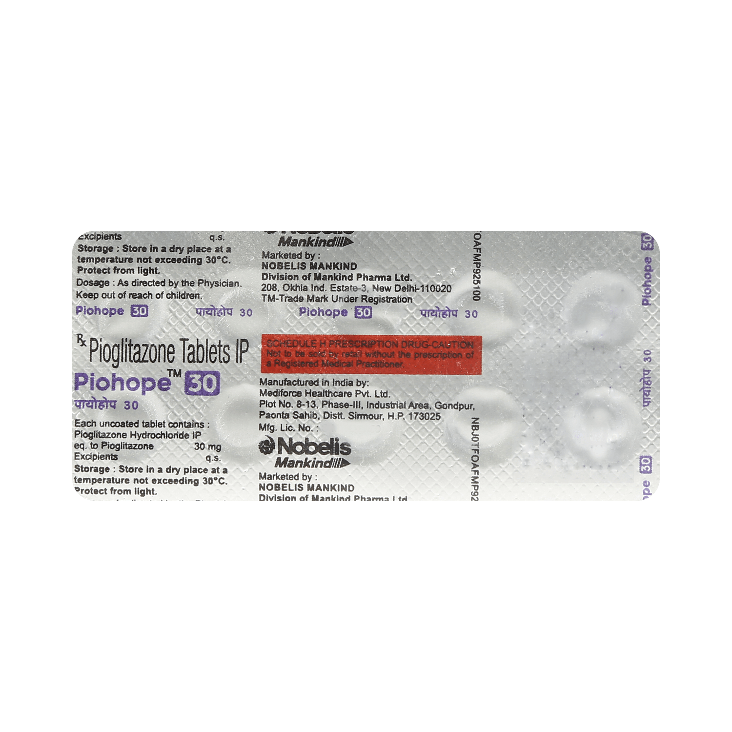 Piohope 30 Tablet - Image 2