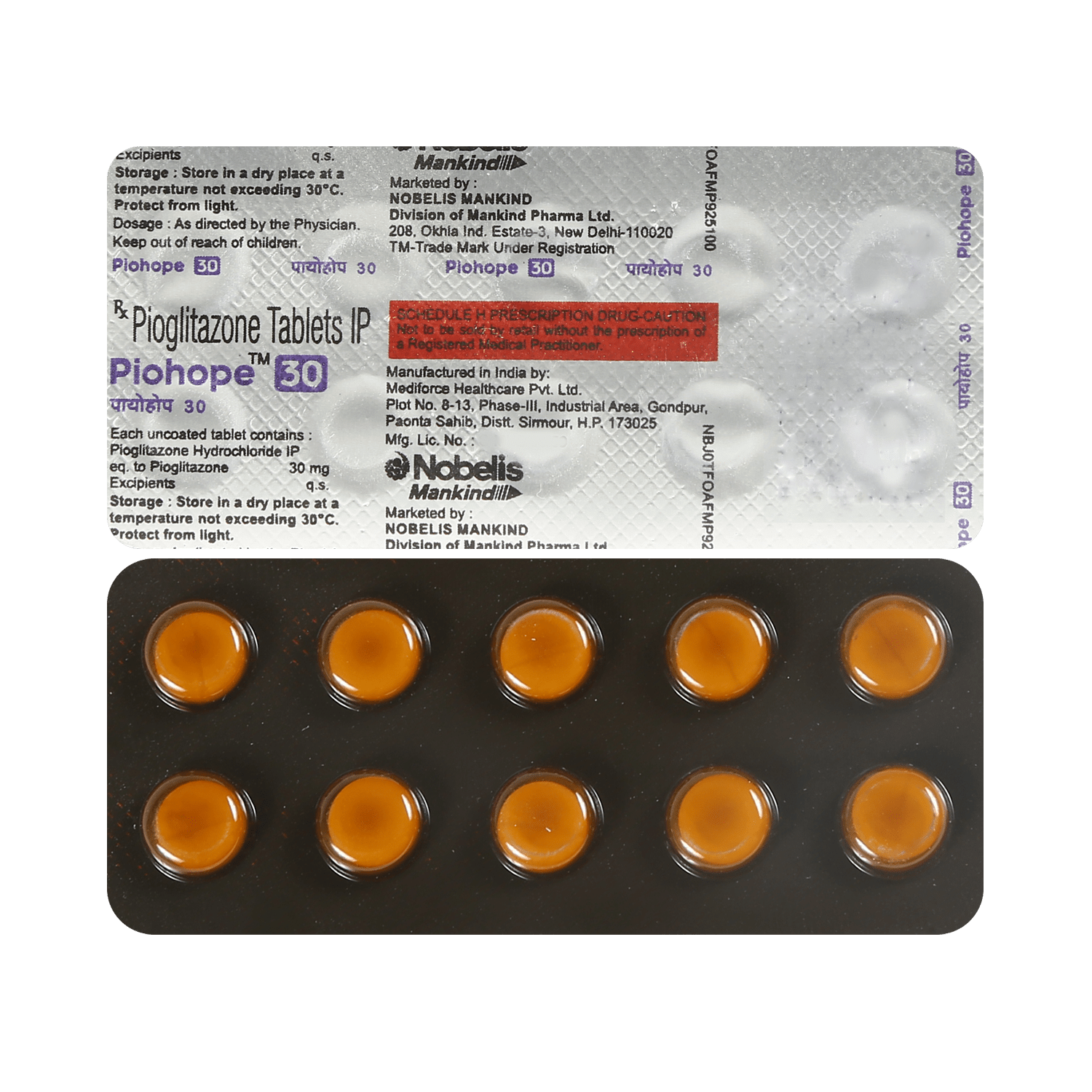 Piohope 30 Tablet - Image 1