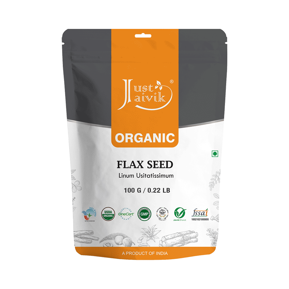 Just Jaivik Organic Flax Seeds