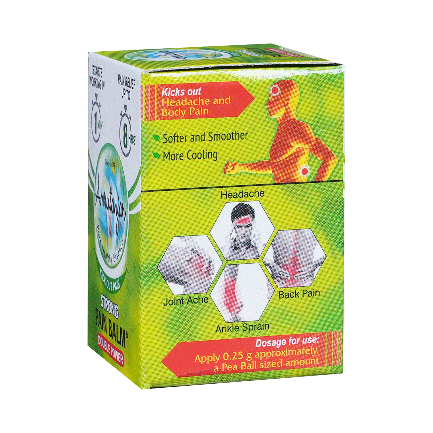 Amrutanjan Strong Double Power Pain Balm - Image 4