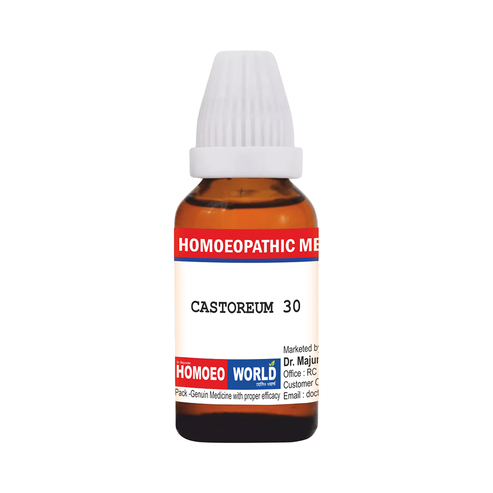 Dr. Majumder Homeo World Castoreum Dilution (30ml Each) 1M - Image 1