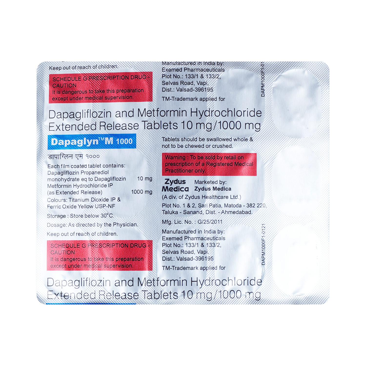 Dapaglyn M 1000 Tablet ER - Image 3