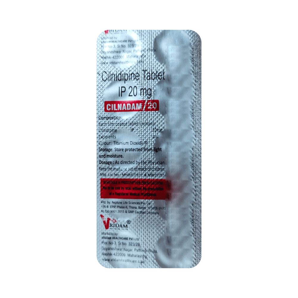Cilnadam 20 Tablet - Image 4