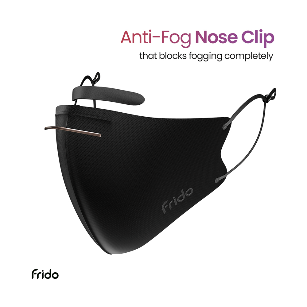 Frido Ultimate Pro Copper Face Mask Medium Black - Image 3