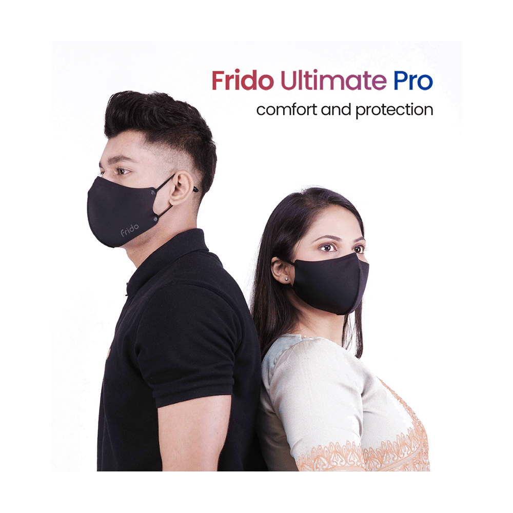 Frido Ultimate Pro Copper Face Mask Medium Black - Image 7