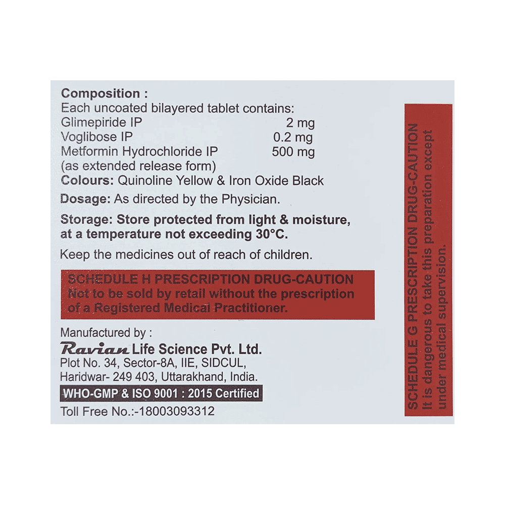 Apriglave MV 2 Tablet ER - Image 2