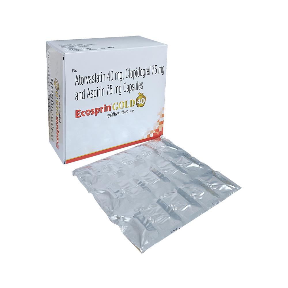 Ecosprin Gold 40 Capsule - Image 5
