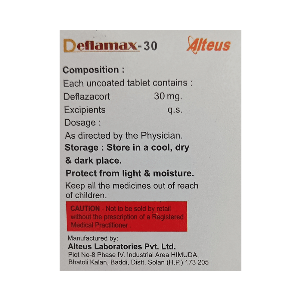 Deflamax 30mg Tablet - Image 2