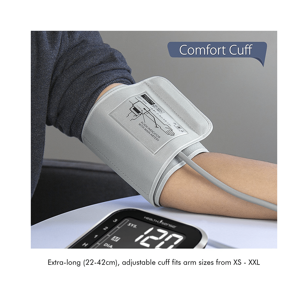 Health Sense Heart Mate BP 300 Digital BP Monitor Black - Image 4