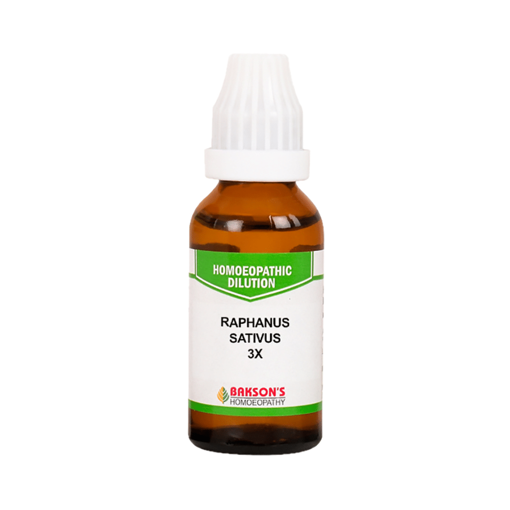Bakson's Homeopathy Raphanus Sativus Dilution 3X - Image 2