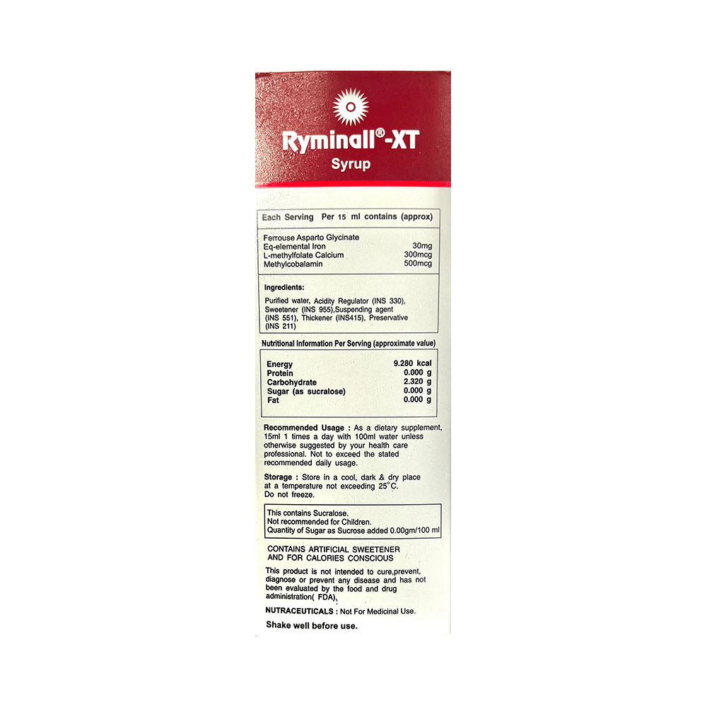 Ryminall-XT Syrup Sugar Free - Image 2