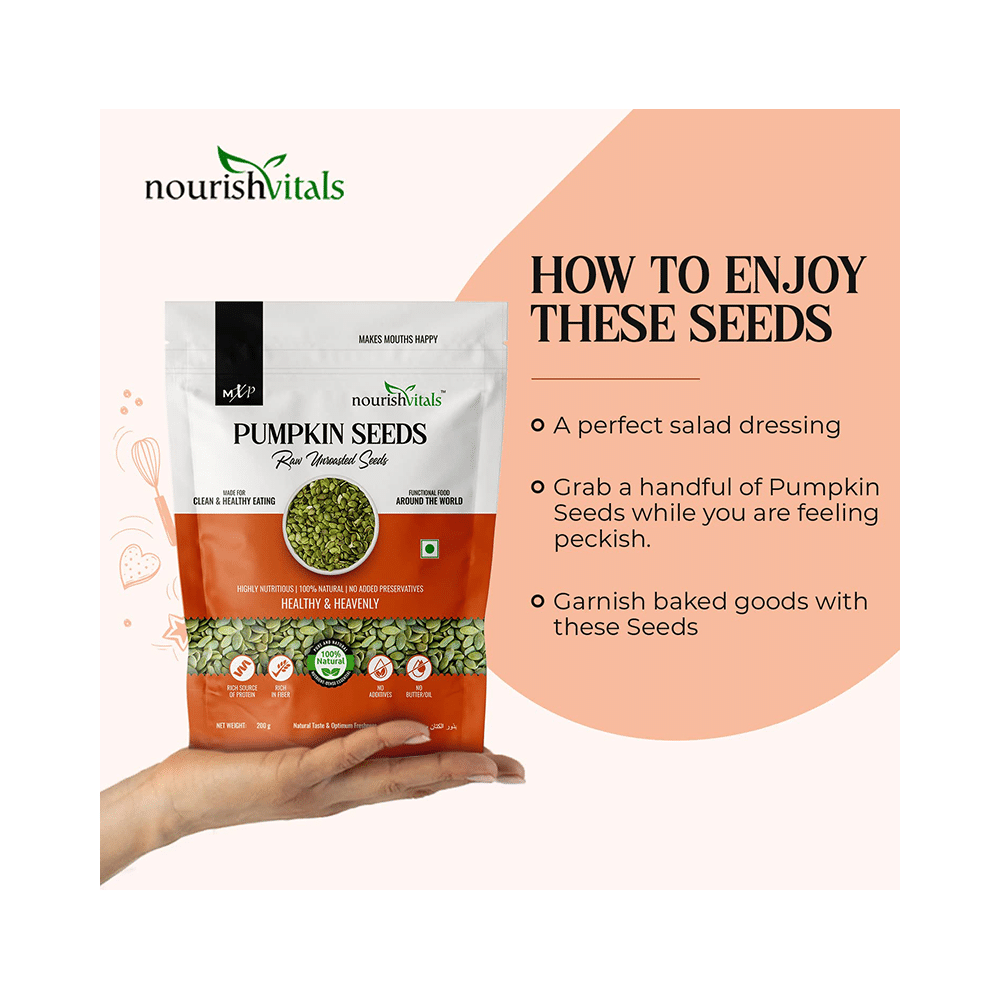 NourishVitals Pumpkin Raw Unroasted Seeds - Image 6