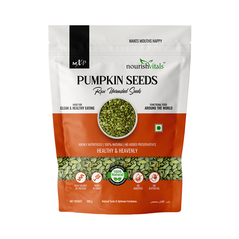 NourishVitals Pumpkin Raw Unroasted Seeds
