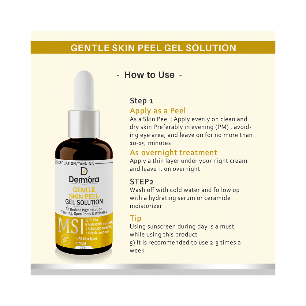 Dermora Gentle Skin Peel Gel Solution - Image 2