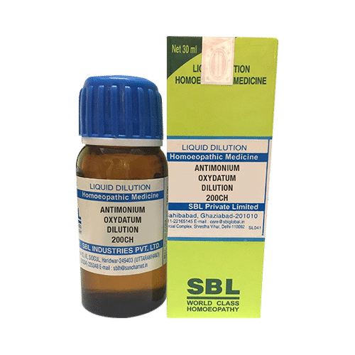 SBL Antimonium Oxydatum Dilution 200 CH - Image 1
