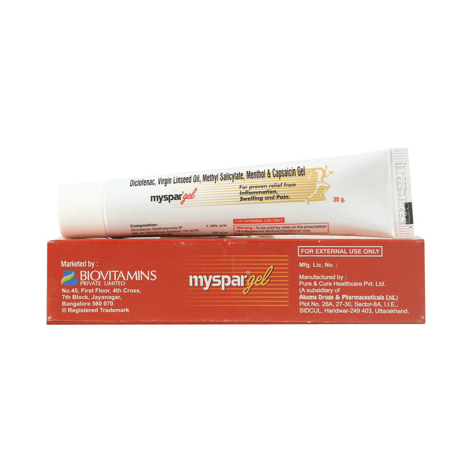 Myspar Gel