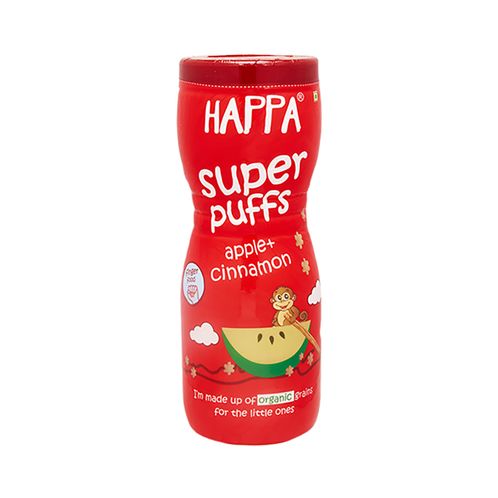 Happa Organic Super Puffs Apple + Cinnamon - Image 1