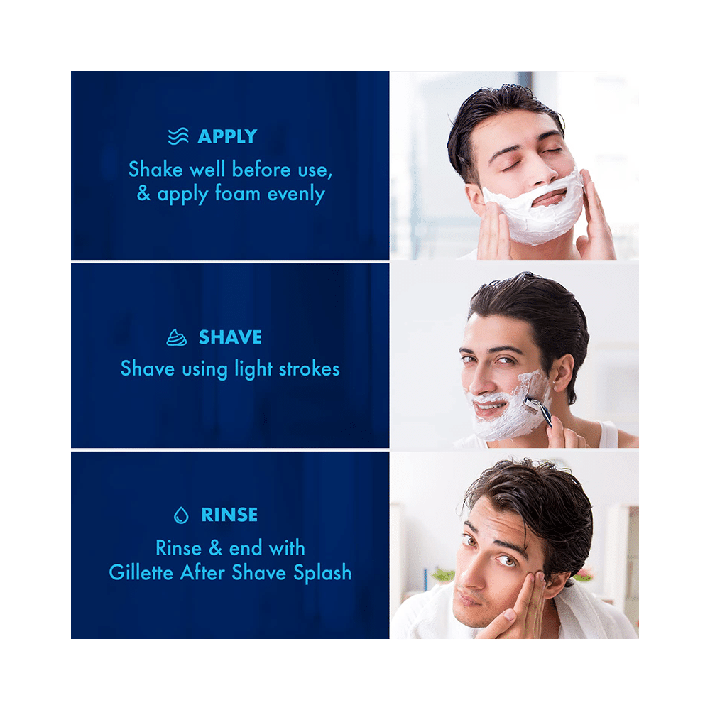 Gillette Sensitive Foam 33% Extra Free - Image 4