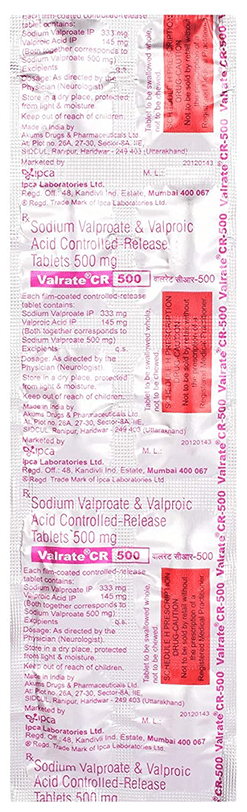Valrate CR 500 Tablet