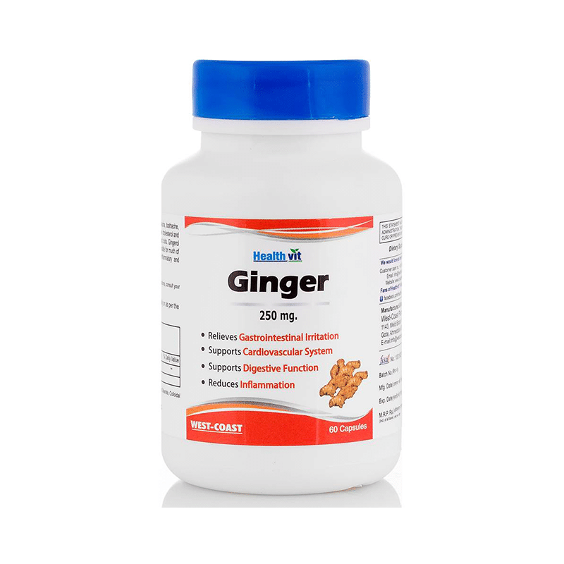 HealthVit Ginger 250mg Capsule