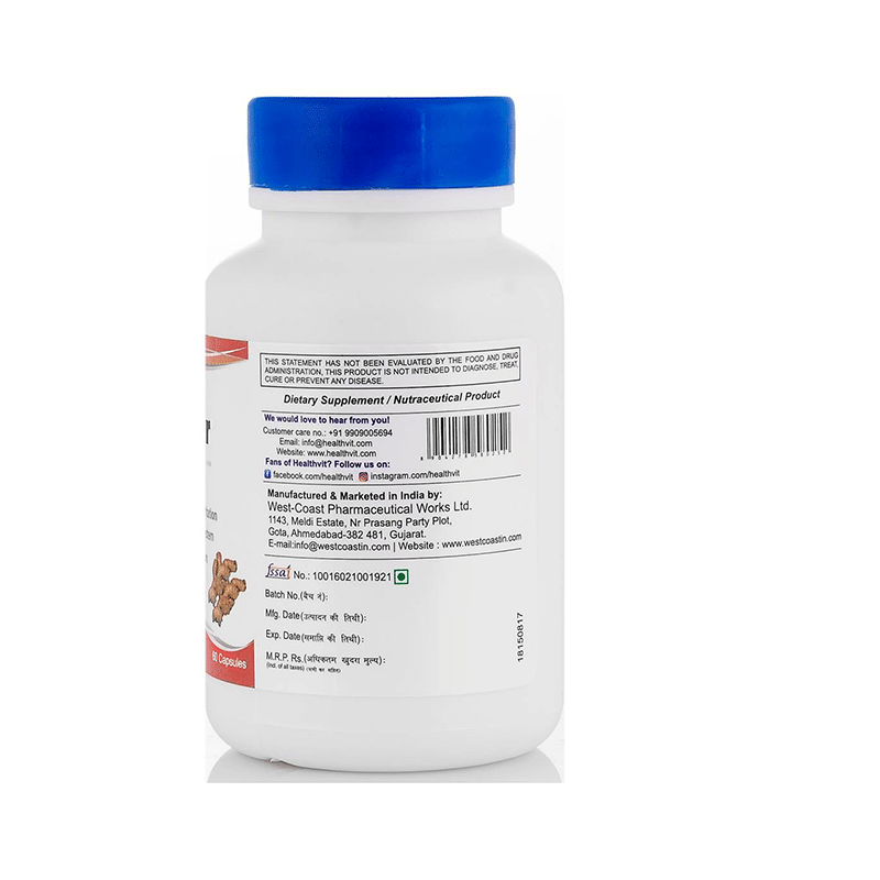 HealthVit Ginger 250mg Capsule - Image 3