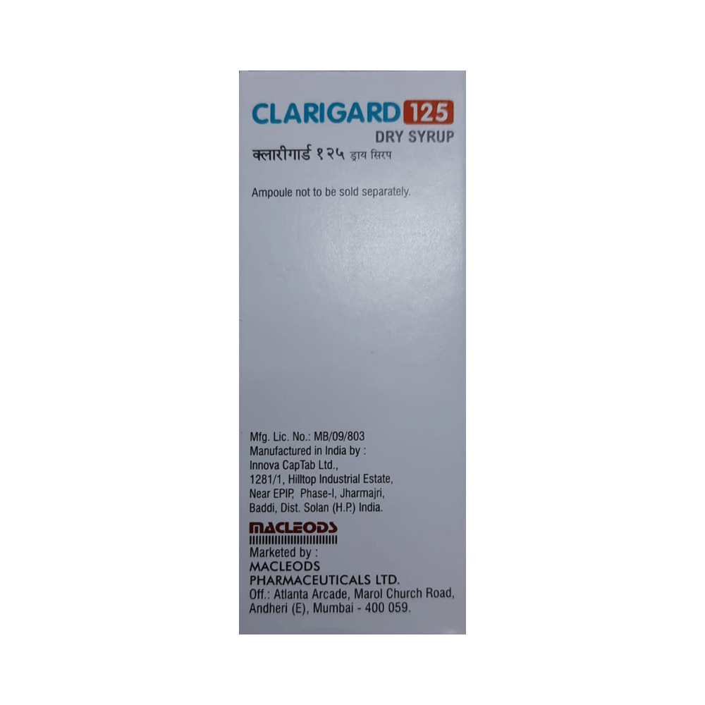 Clarigard  125mg Dry Syrup Banana - Image 3