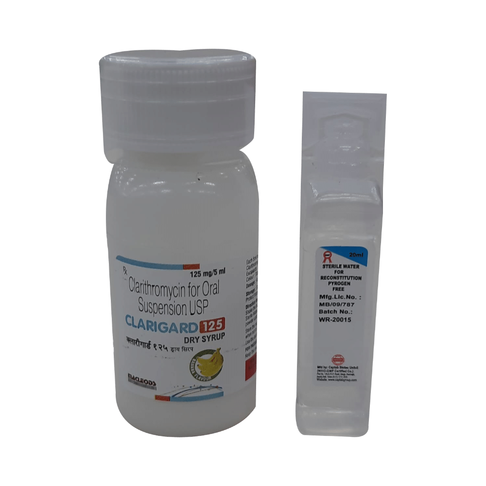 Clarigard  125mg Dry Syrup Banana - Image 4