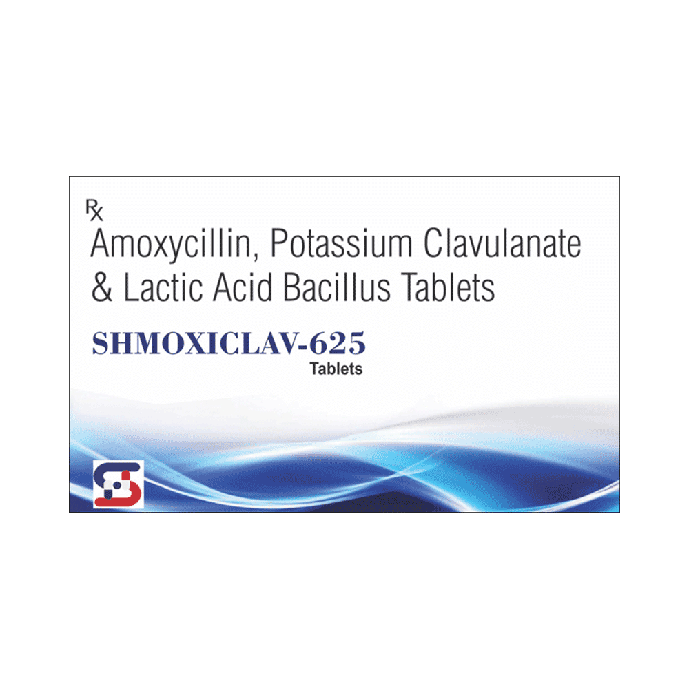 Shmoxiclav 625 Tablet - Image 1