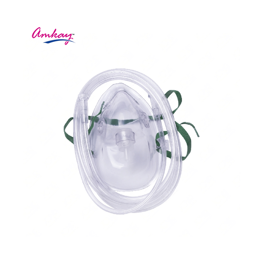 Amkay Oxygen Therapy Mask with Tube | Comfortable Design | Non-Sterile & Ensures Proper Oxygenation - Image 3