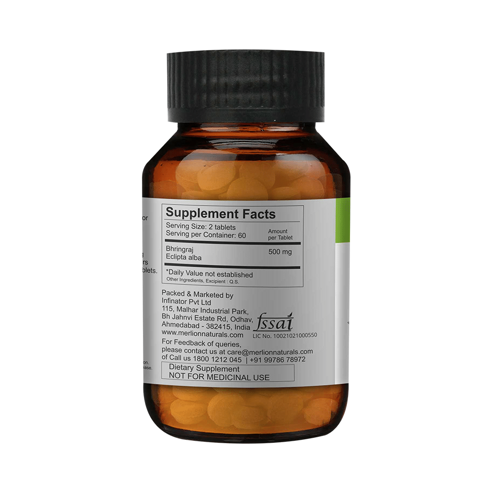 Merlion Naturals Bhringraj 500mg Tablet - Image 2