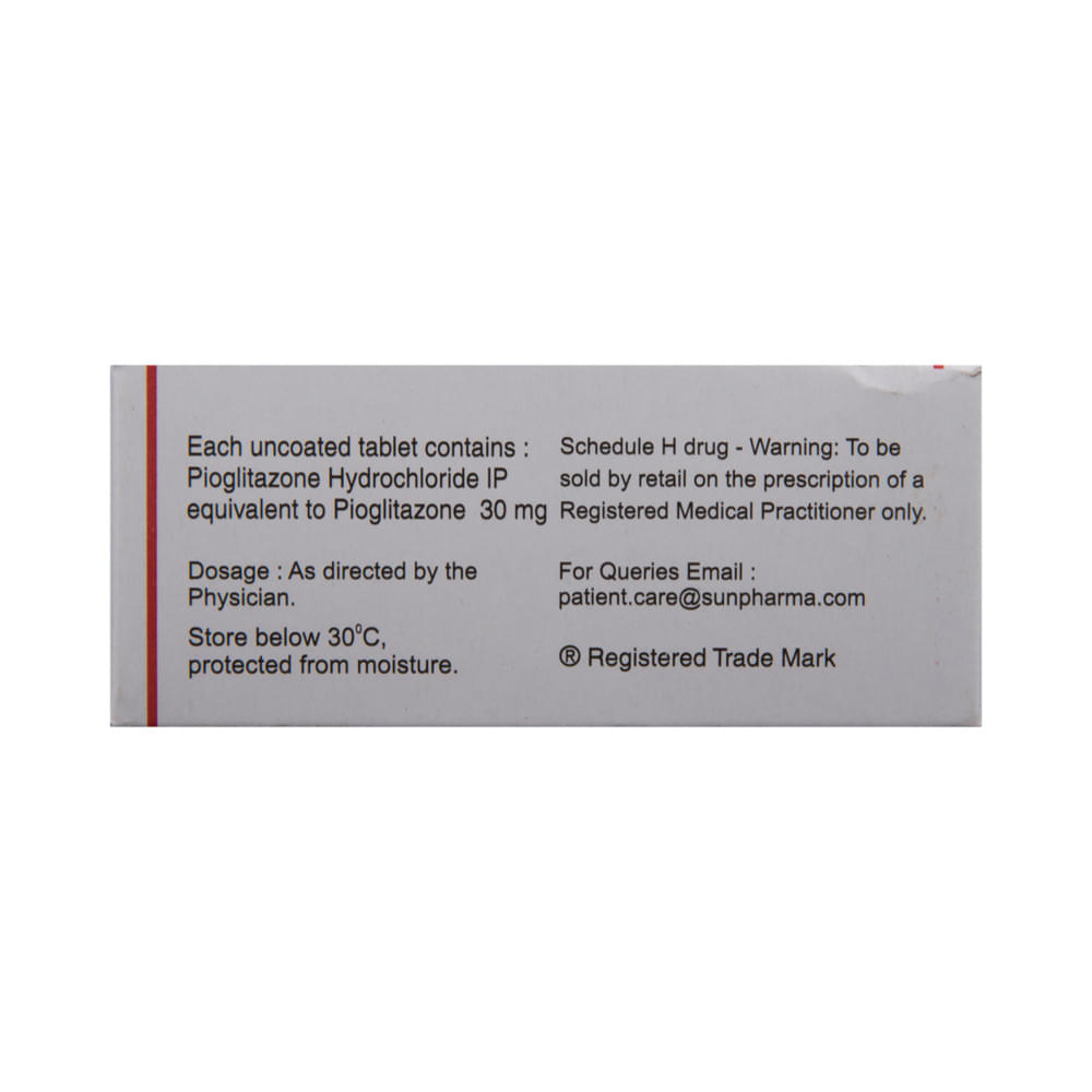 Pioglar 30 Tablet - Image 3