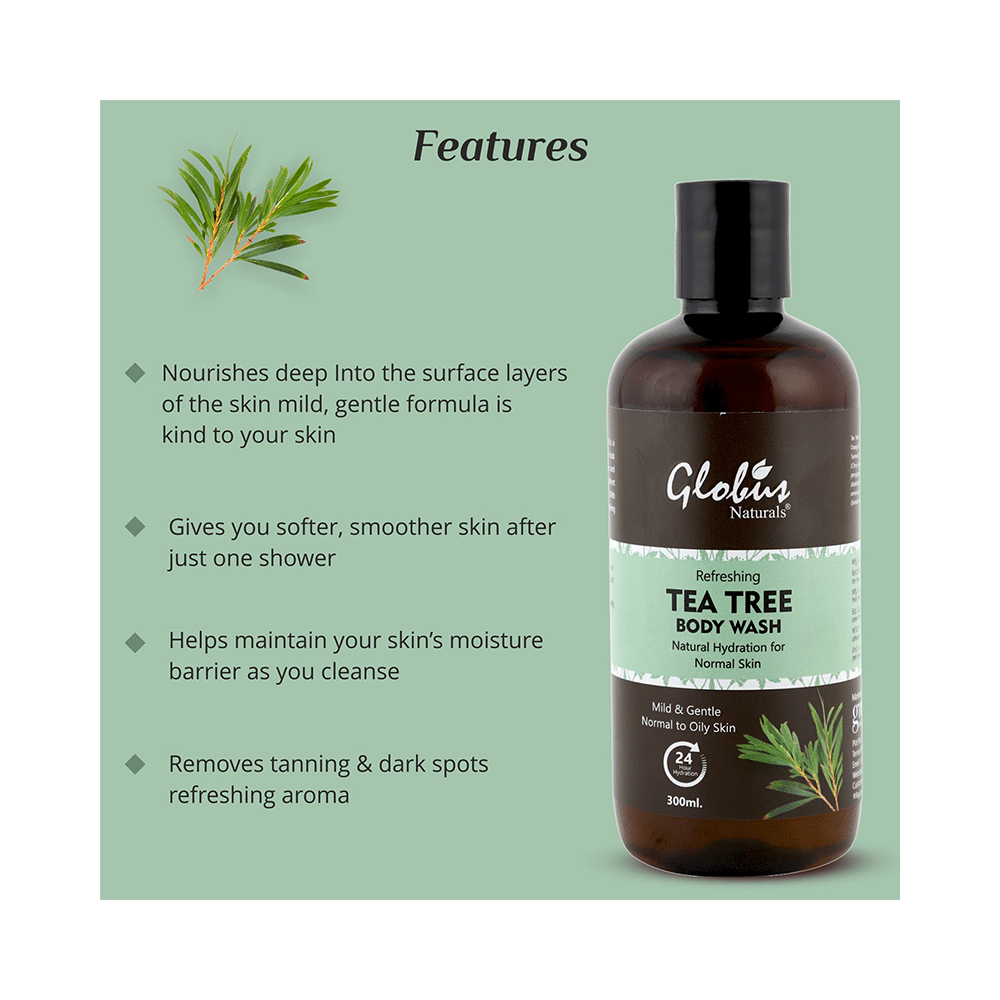 Globus Naturals Tea Tree Body Wash - Image 3