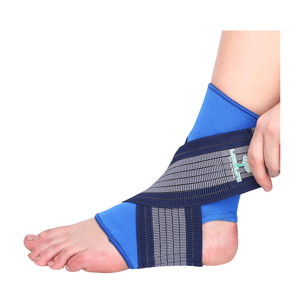 Longlife OCT 014 Ankle Grip Large Blue - Image 8