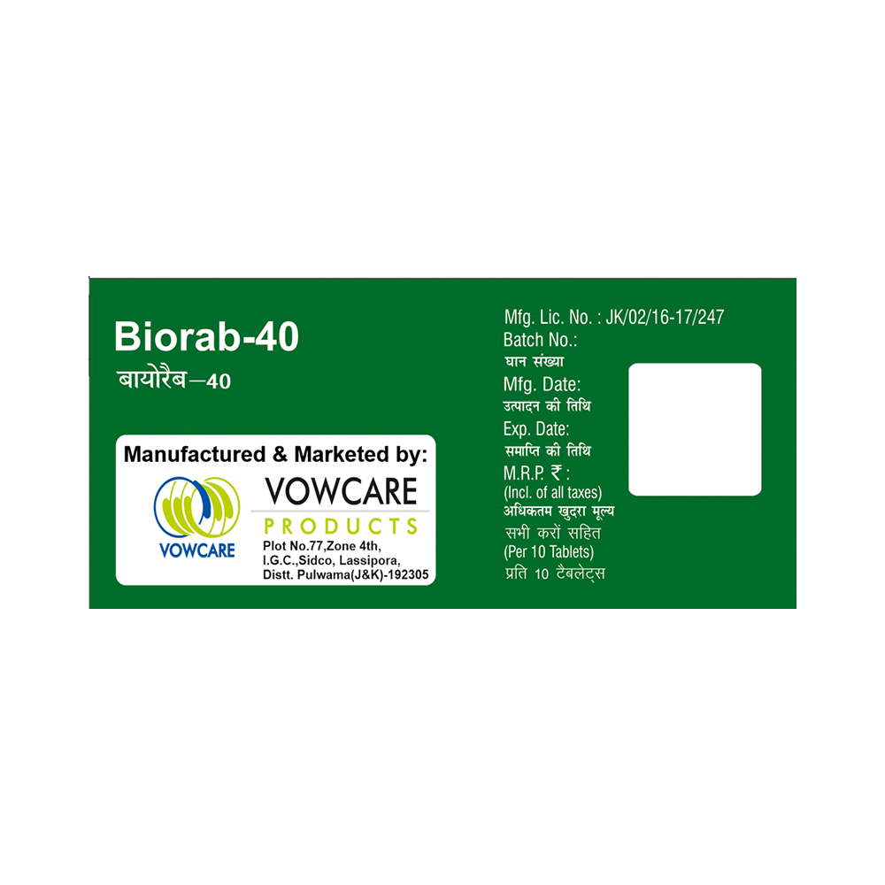 Biorab 40 Tablet - Image 2