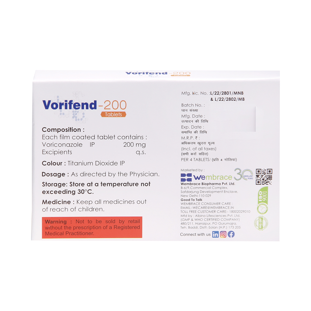 Vorifend 200 Tablet - Image 2