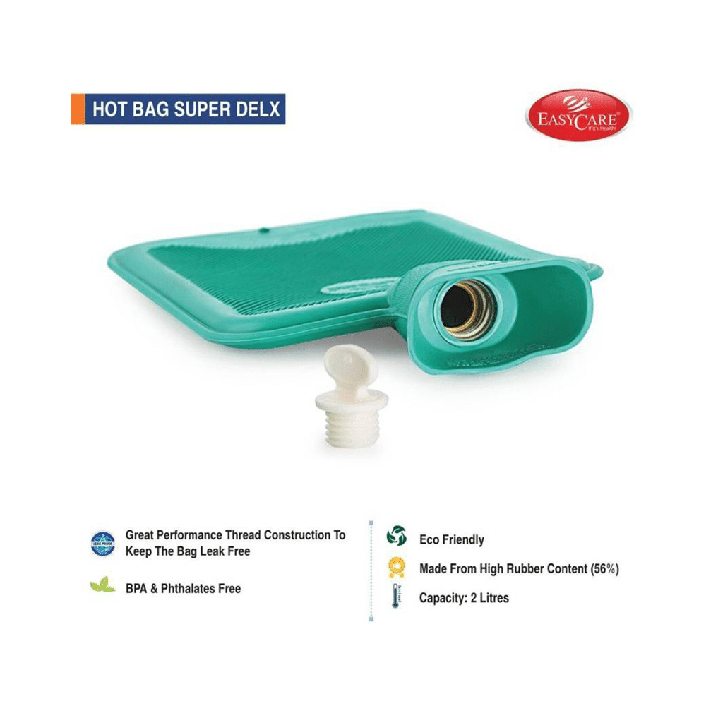 EASYCARE EC1881 Super Deluxe Hot Water Bag Green with cover - Image 2
