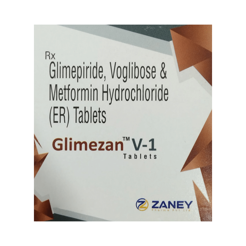 Glimezan V 1 Tablet ER