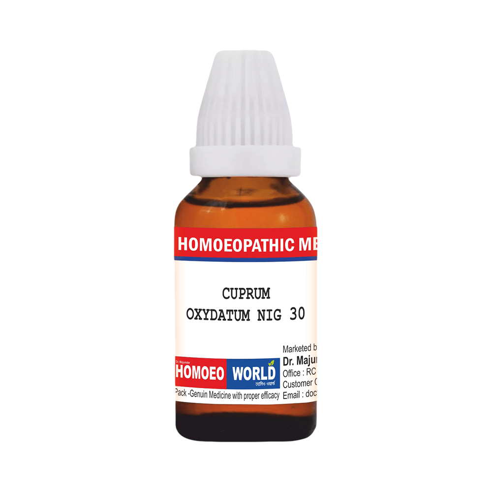 Dr. Majumder Homeo World Cuprum Oxydatum Nig Dilution (30ml Each) 30 CH - Image 1