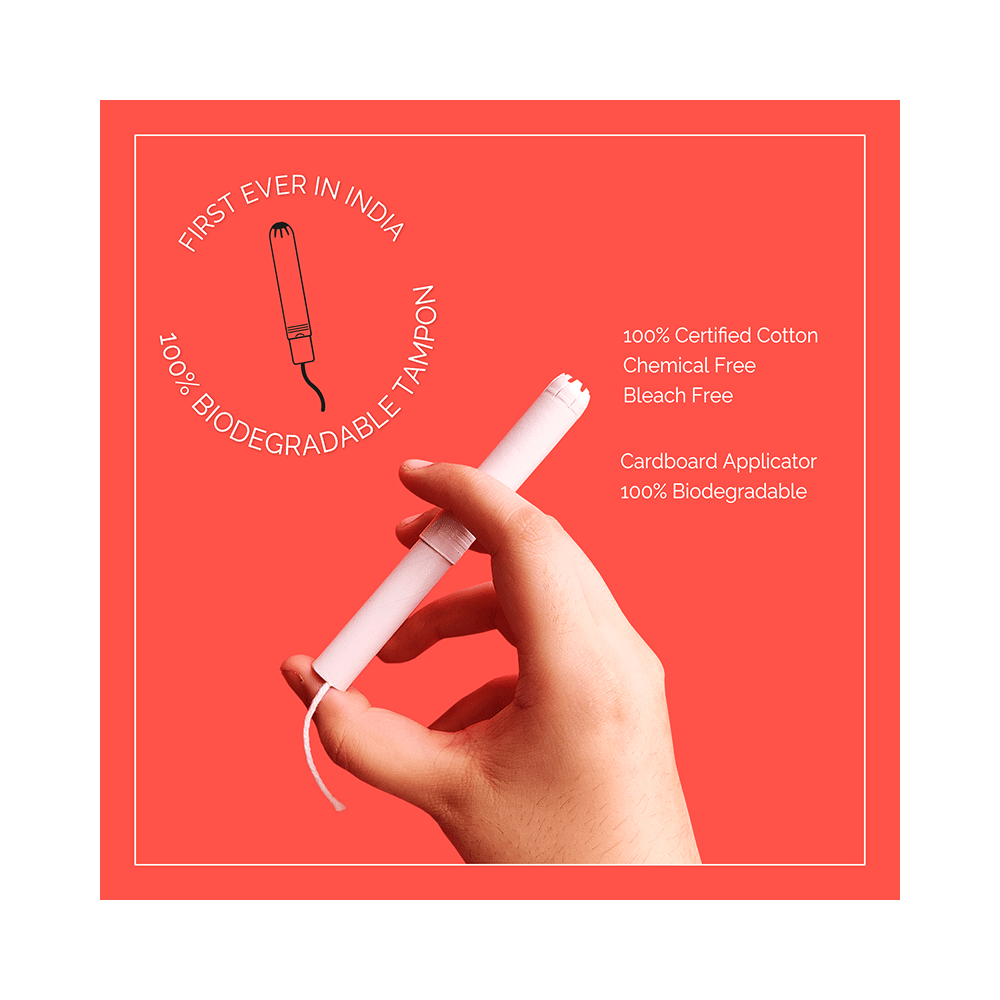 The Woman's Company Combo Pack of Day & Night Pads 12, Tampon with Applicator 16 and 30 Panty Liner Regular - Image 8