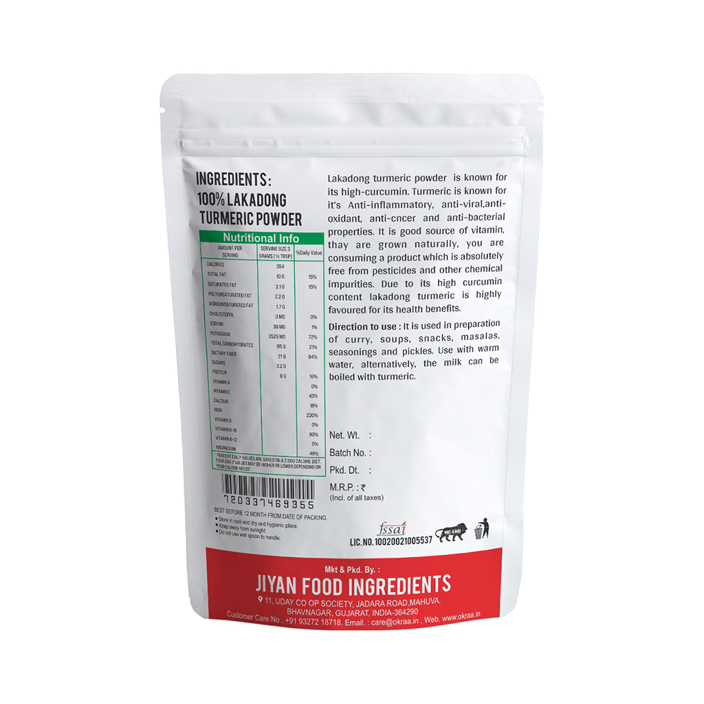Okraa Lakadong Turmeric Powder - Image 2