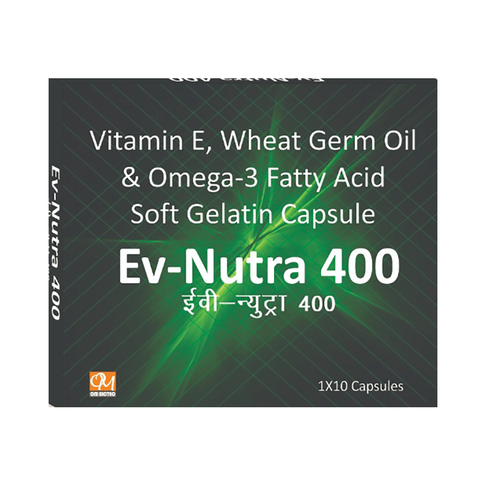 Om Biotec Ev-Nutra 400 Soft Gelatin Capsule - Image 1