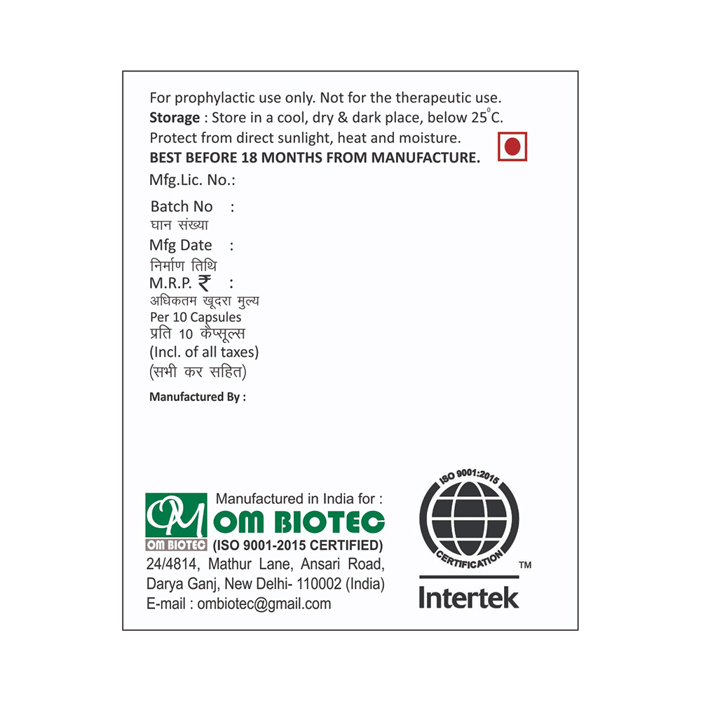 Om Biotec Ev-Nutra 400 Soft Gelatin Capsule - Image 4