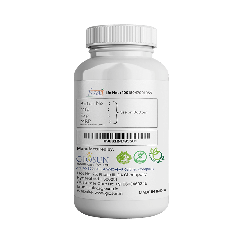 Giosun Beta Glucan 250mg Veg Capsule - Image 3