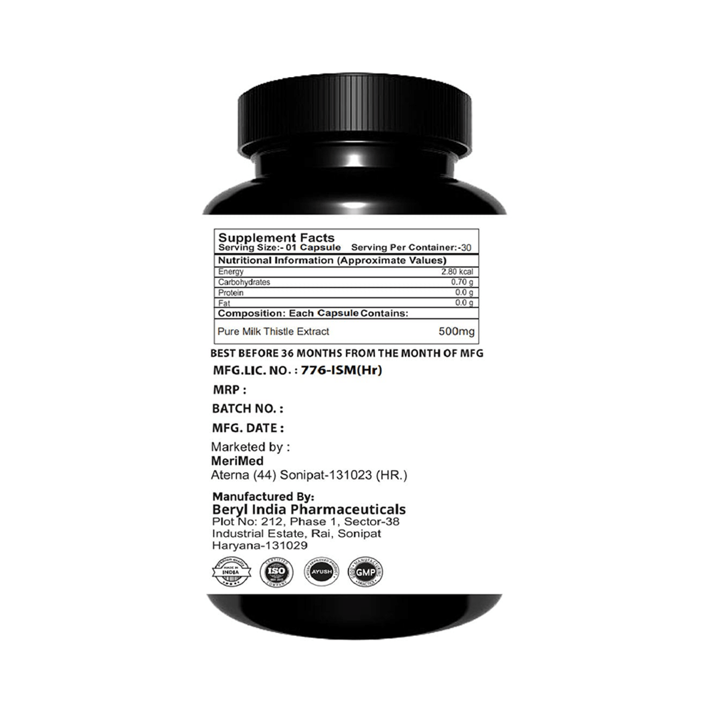 Merimed Milk Thistle Extract Capsule - Image 3
