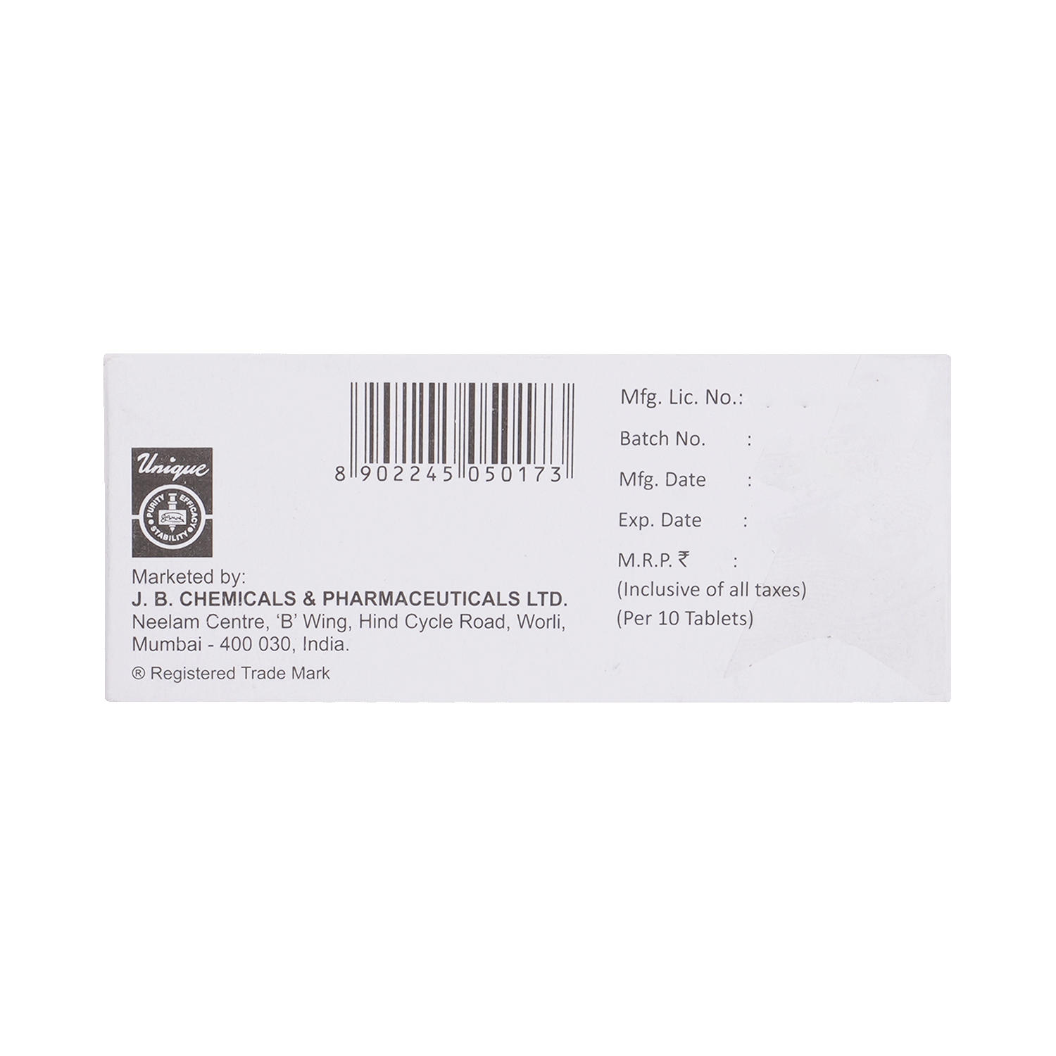 Efil 10mg Tablet - Image 2