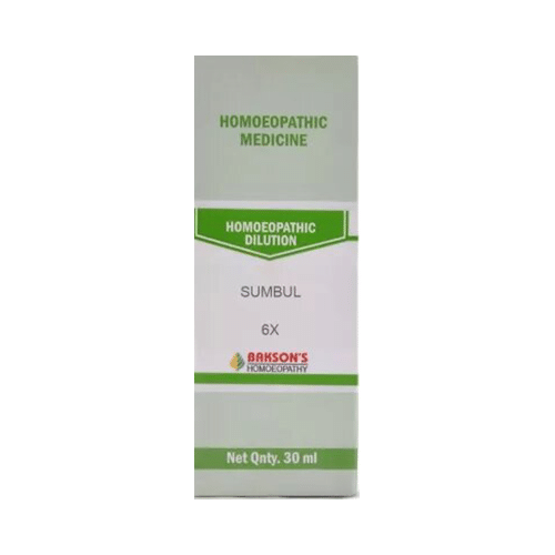Bakson's Homeopathy Sumbul Dilution 6X - Image 1